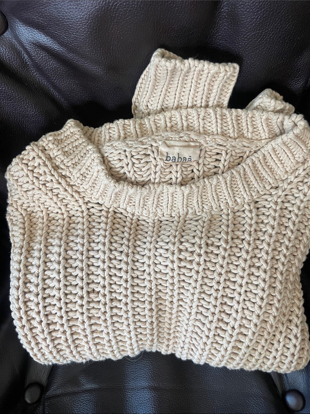 Babaa Cotton Rib Sweater